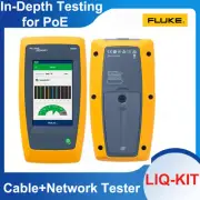 Fluke Networks LIQ-KIT Cable Network Tester Rj45 Network Cables Touchscreen