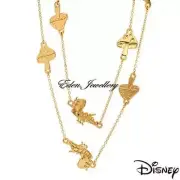 COLLECTIBLE Disney Couture Alice in Wonderland Caterpillar Mushroom Necklace