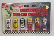 New 1996 NASCAR KELLOGG'S Corn Flakes Racing Commemorative 6 Mini-Car Collection