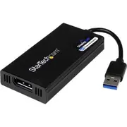 StarTech.com USB 3.0 to 4K DisplayPort External Multi Monitor Video Graphics Adapter - DisplayLink Certified - Ultra HD 4K - USB 3.0 - 1 x - Black