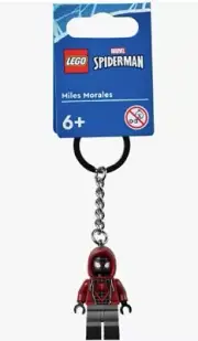 LEGO Miles Morales Marvel Spiderman Keychain