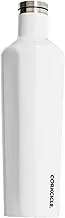 Corkcicle Canteen - Water Bottle and Thermos - Keeps Beverages Cold for Over 25, Hot for Over 12 Hours - Triple Insulated with Shatterproof Stainless Steel Construction - GlossWhite - 25 oz.