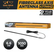 San Hima UHF Antenna 1030mm 6.6Dbi CB Radio Hi Gain Heavy Duty Fiberglass Axis