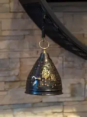 Handmade Copper Lantern, Vintage Style Copper Lantern, Rustic Candle Holder