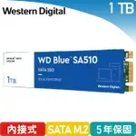 WD 威騰 藍標 SA510 1TB M.2 2280 SATA SSD固態硬碟