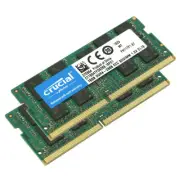 Crucial DDR4 32GB(2 x 16GB) 2666MHz PC4-21300 2Rx8 ECC SODIMM RAM Laptop Memory