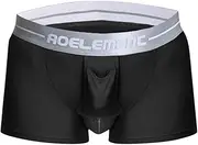 [Generic] Mens Underwear Boxers Briefs Hip Enhancer Butt Lifted Underwear Seamless Padded Briefs Pantie Body Shorts for Men