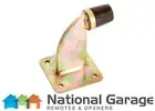 Steel Gate Stop Steel With Sturdy Baseplate & Rubber Stop 130mm High x1