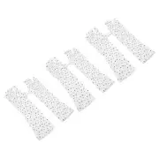 3 Pairs UV Cute Heart Shaped Pattern Fingerless Nail Art UV Gl CHW