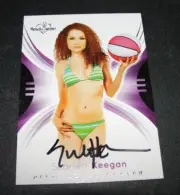 2015 Benchwarmer SCARLETT KEEGAN Signature #50 Holo Foil Auto PLAYBOY Playmate