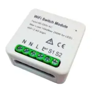 Smart Switch Module with Existing Switch Override (upgrade) 2CH | WiFi Tuya S...
