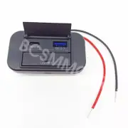 Car Charger Socket Dual USB Ports Fast Charging Power Adapter Outlet Panel Mount (for: Audi)