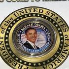 BARACK OBAMA CHANGE HAS COME TO AMERICA 24kt CLAD HALF DOLLAR COIN