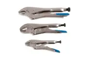 Laser Tools Locking Grip Wrench Set 3pc 7053