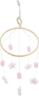 LIFKOME Crib Mobile Cute Ball Flower Design Easy Installation Nursery Decor for Scandinavian Style Hanging Ornament for Rooms and Clothing Stores