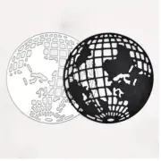 World Earth Continents Ocean Planet Metal Dies Standard Thin 3" x 3"