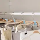 Efficient Space Saver Closet Hook Hanger for Coats & Clothes - Metal Organiser