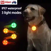 Premium LED Dog Cat Collar Light Flashing Tag Pendant Warning USB Waterproof ​