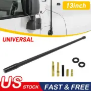 13" Antenna Mast Black Short Stubby Reception Signal AM/FM Radio Replacement USA
