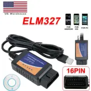 2025 ELM327 USB Interface OBD2 Car Diagnostic Scanner Cable Fault Code Reader