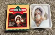 Vintage 1985 Hallmark Stocking Hanger MERRY MOUSE NEW in Box