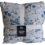 Envogue Pillow Set Of 2 - 20" X 20", Water & Mildew Resistant, Nautical, New