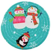 2 Snowmen and Penguin Trivets