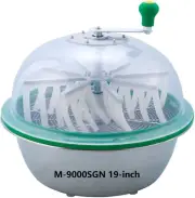 VR GROW the clean cut M-9000SGN Series Bowl Leaf Trimmer 19-inch Hydroponic Spin