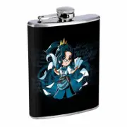 Writing Royalty Em1 Flask 8oz Stainless Steel Hip Drinking Whiskey