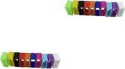 ARTIBETTER 40 Pcs Silicone Fastener Rings Smart Watch Bands Band Secure Rings Secure Clasps