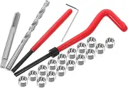 GRADENEVE External Thread Repair Tool Auto Repair Set Metric Repair Tools Stainless Steel Hand Tools Thread Insertion Kit