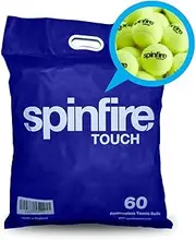 Spinfire Touch Pressureless Tennis Balls - 60 Pack