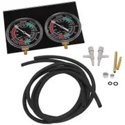 1set Motorcycle Carburetor Synchronizer Vacuum Gauges Tool Vacuum Gauge Balancer for // Black