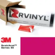 3M 50 Scotchcal Pink 64 Vinyl Film Craft Sign Plotter Hobby Decal DIY Sheet Roll