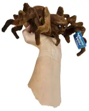 Scary Brown Spider Plush Soft Toy Elka Australia