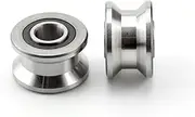 5pcs/lot CNC TU22 8mm V/U Groove Pulley Bearings T22 8 * 22.5 * 14.5 * 13.5 Mm V Groove Roller Wheel Ball Bearing T-U-22(M8X28 Special Bolt)
