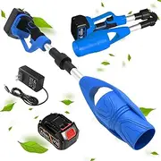 Electric Garden Blower, 400W Cordless Leaf Blower Lightweight Garden Leaf Blower, 3000mAh Battery & Fast Charger Turbocharged 29000 r/min, for Cleaning Garden Patios Driveway Leaves Wood Chips