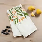 Tea Towel Floral Kitchen Towel Lint Free Cotton