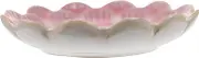 HOLIDYOYO Flower Shape Condiment Dish Retro Petal Snack Plate Ceramic Snack Dish Cakes and Fruits Practical