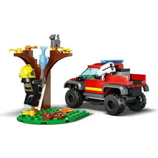 LEGO 樂高 CITY 城市系列 60393 4x4消防車救援 【鯊玩具Toy Shark】