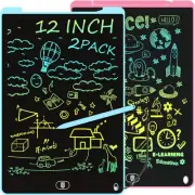 Electight 12 Inch LCD Writing Tablet, 2 Pack Colorful Doodle Board, Eye Prote...