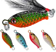 10pcs/Lot Micro Jig Butterfly Metal Fishing Lure Bait Jigging Tuna Slow Lure Kit