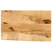 vidaXL Table Top Natural wood Solid rough mango wood 15.7 x 7.9 in