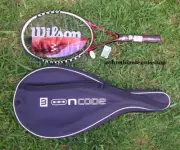 BOGO New Wilson N code NW 6 W6 Wild Crimson 97 unstrung tennis racket 4 1/4