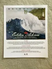 2015 Mint Original Eddie Aikau Waimea Hawaii Big Wave Surfing Contest Poster