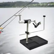 Fly Tying Vise with Pedestal Base Rotary Portable Supplies Flies Lure Making
