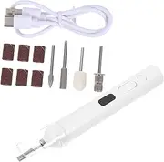 Cabilock Manicure Machine Sanding Nail Drill Bits Electric Nail Drill Machine Kit Pedicure Nail Care Manicure Drill Callus Drill Bit Nail Drills Manicure Remove Drill Bits White Plastic