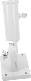 GAROZATION Adjustable Metal Flag Pole Holder Wall Mounted Flag Bracket for Easy Outdoor Installation Durable Design for Various Decorative Flags for Holiday Celebrations