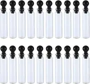 LJJCSFF 20 Pcs 1ml Empty Perfume Sample Vials Mini Perfume Sample Bottles Essential Oil Container Fragrance Oil Storage Bottle