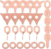 50Pcs Dent Puller Rings Kit Durable Automotive Repair Tools for Welding Panel Pulling Professional Shrink Repair Tool for Efficient Dent Removal